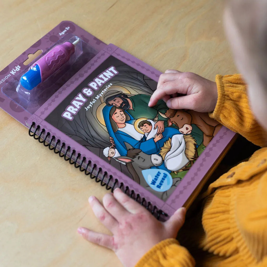 Pray and Paint: Joyful Mysteries of the Rosary Water Reveal