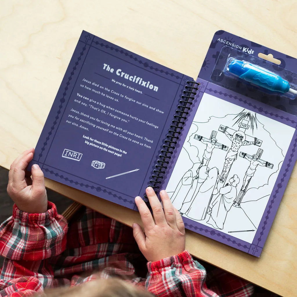 Pray and Paint: Sorrowful Mysteries of the Rosary Water Reveal