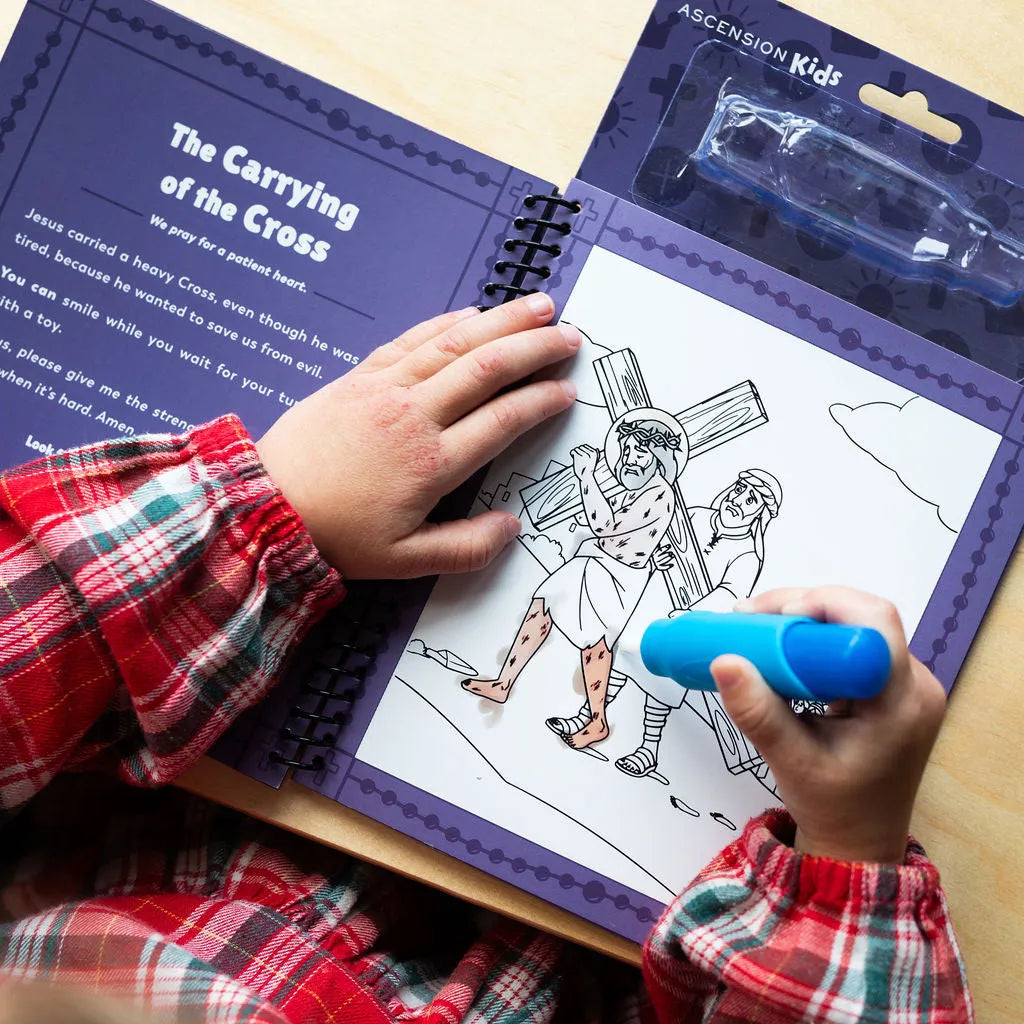 Pray and Paint: Sorrowful Mysteries of the Rosary Water Reveal