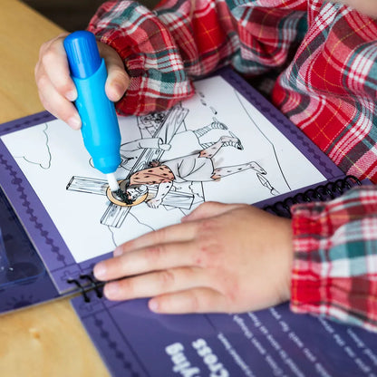 Pray and Paint: Sorrowful Mysteries of the Rosary Water Reveal