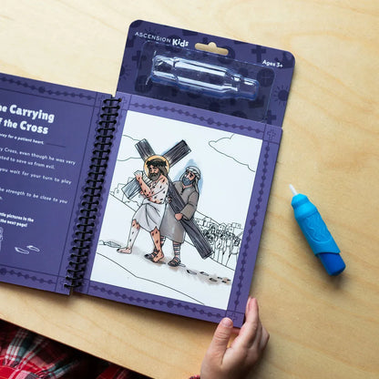 Pray and Paint: Sorrowful Mysteries of the Rosary Water Reveal