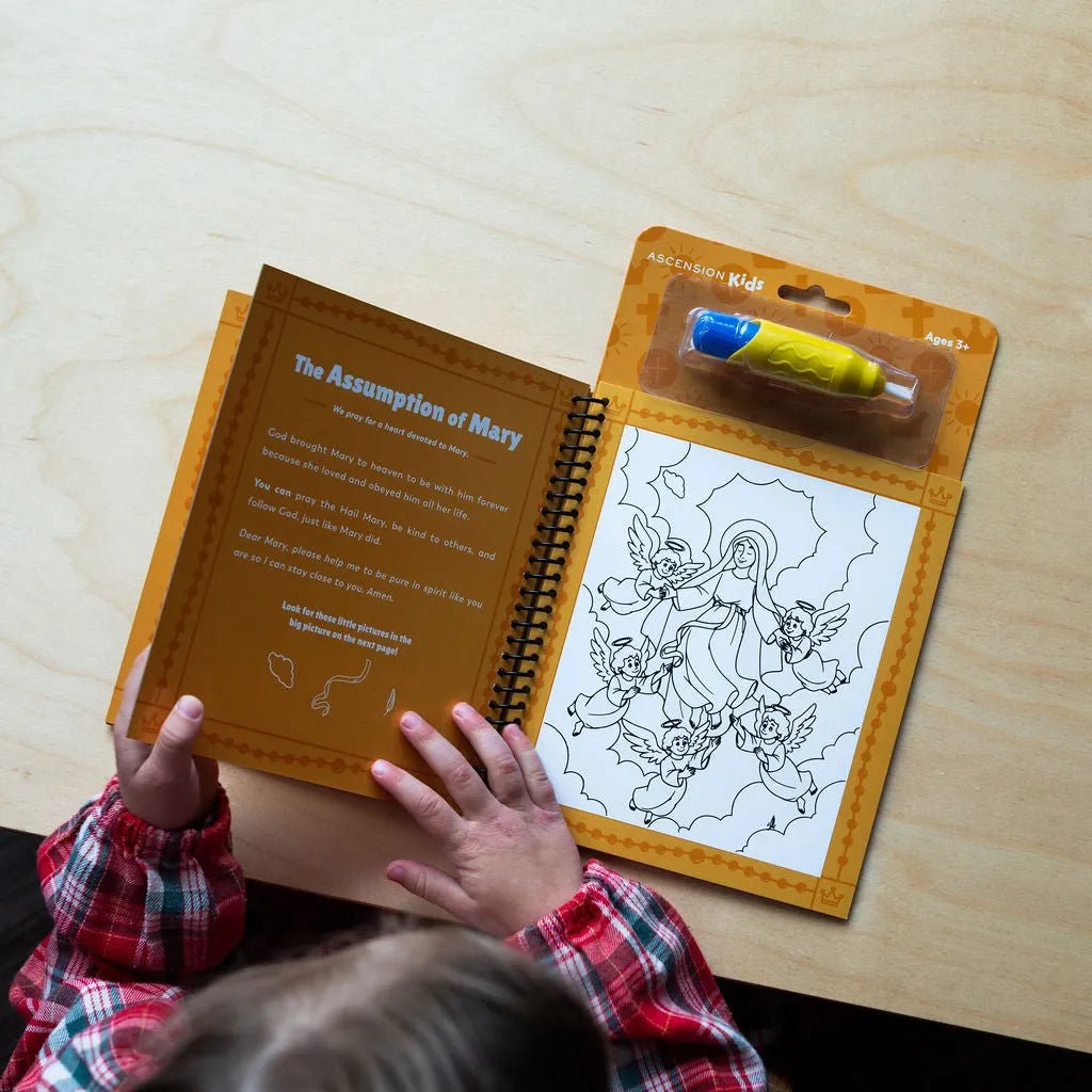 Pray and Paint: Glorious Mysteries of the Rosary Water Reveal