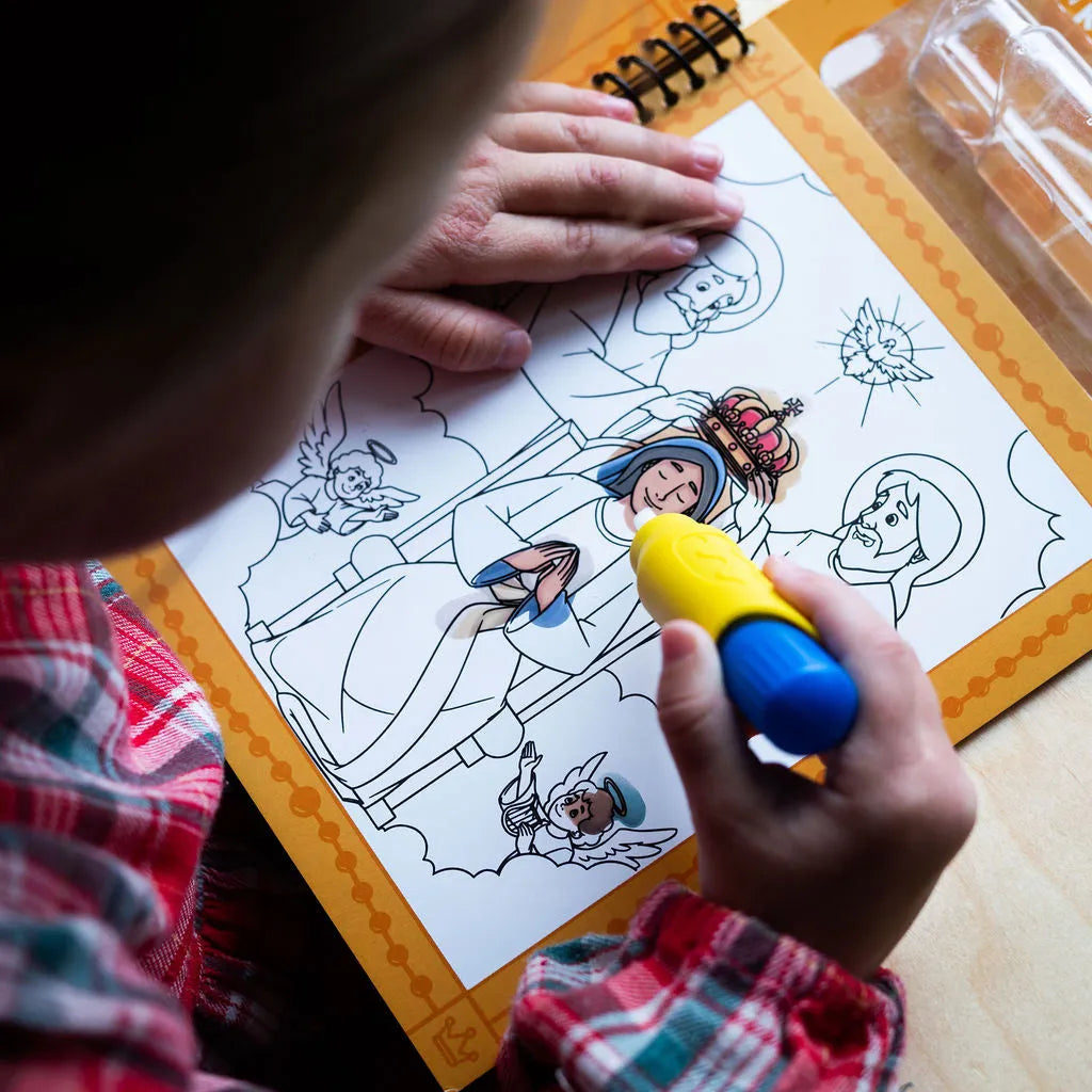 Pray and Paint: Glorious Mysteries of the Rosary Water Reveal