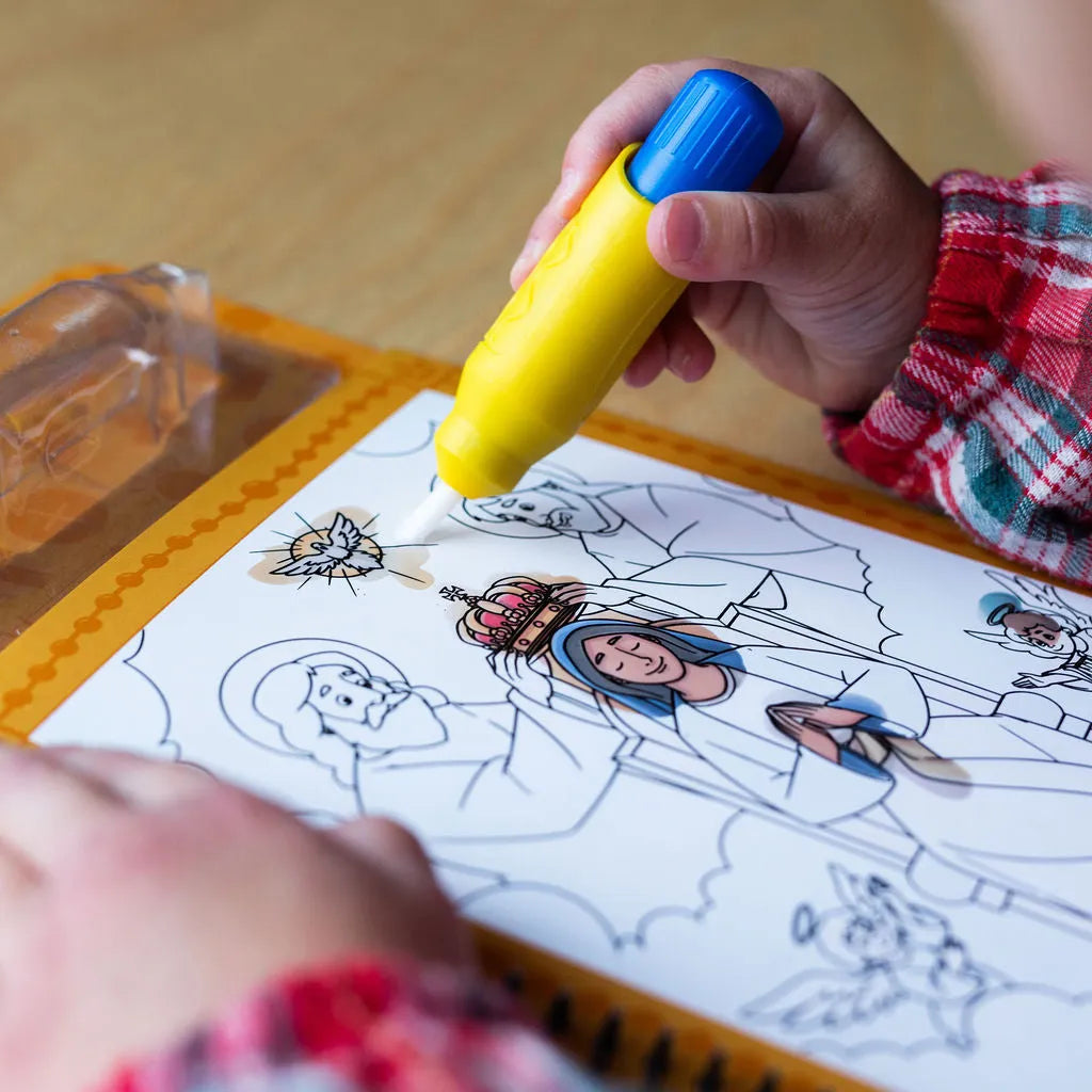 Pray and Paint: Glorious Mysteries of the Rosary Water Reveal