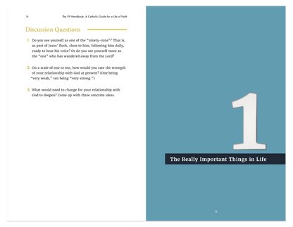 The 99 Handbook: A Catholic Guide for a Life of Faith