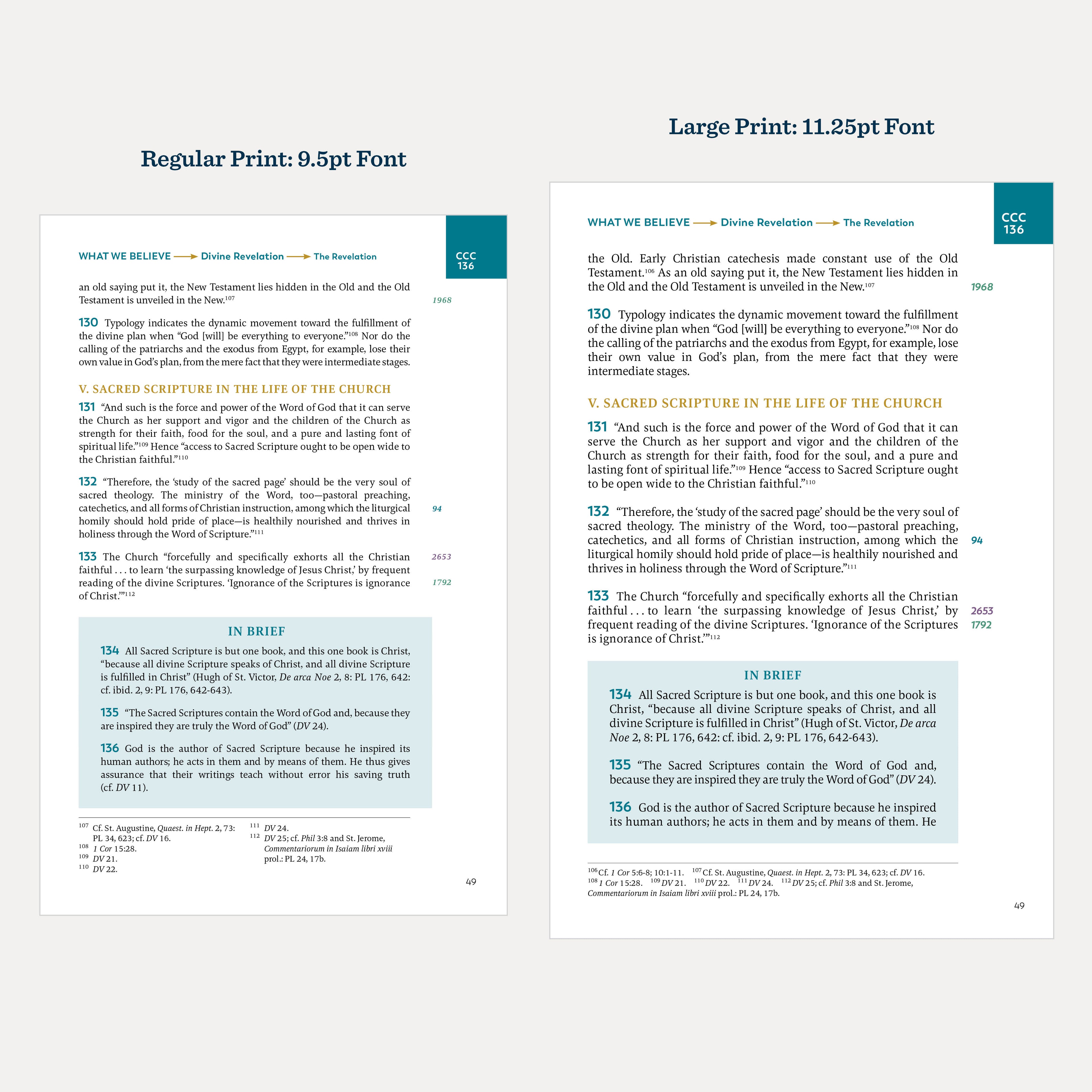 Catechism of the Catholic Church, Ascension Edition