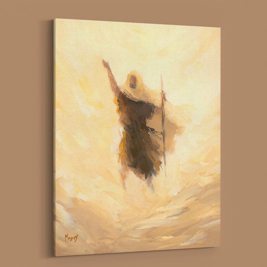 Rejoice! Fine Art Canvas Print: A Voice Calling