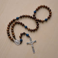 The Rosary in a Year Rosary: 5 Decade Wood/Gemstone