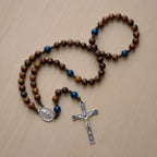 The Rosary in a Year Rosary: 5 Decade Wood/Gemstone