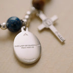 The Rosary in a Year Rosary: 1 Decade Wood/Gemstone Bracelet