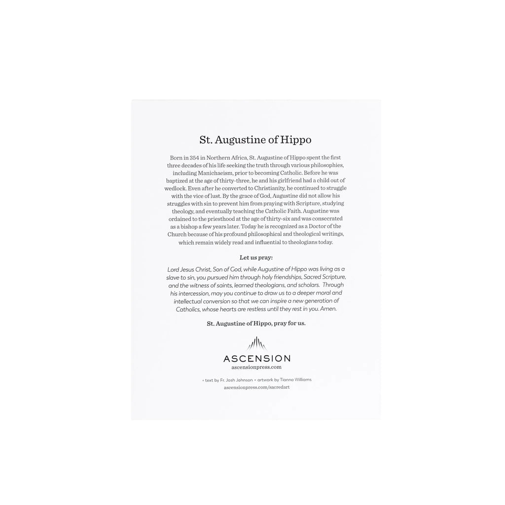 St. Augustine Prayer Cards (Pack of 10)