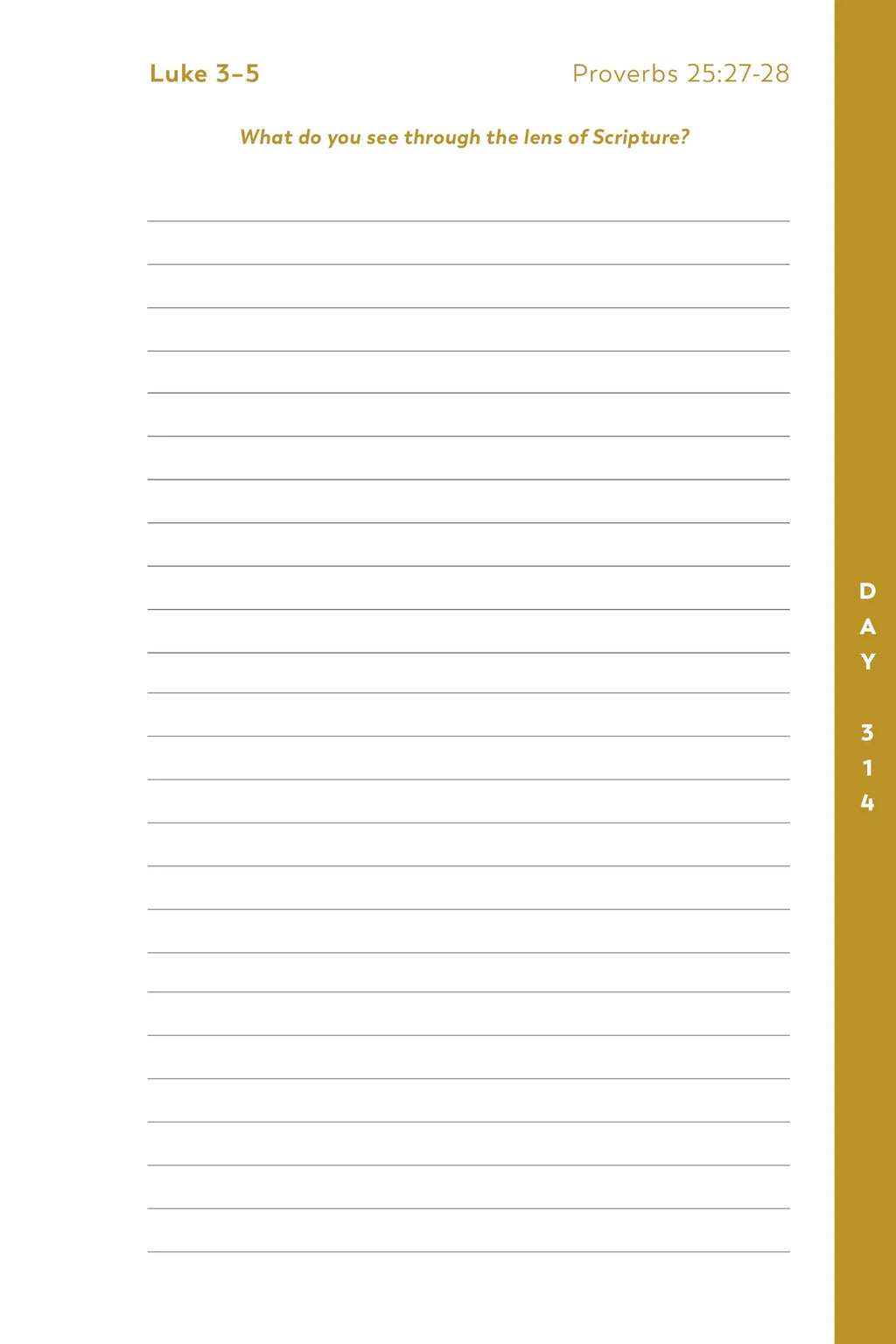 The Bible in a Year Notebook, 2nd Edition