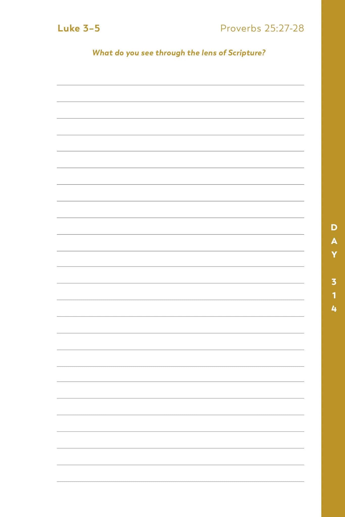 The Bible in a Year Notebook, 2nd Edition