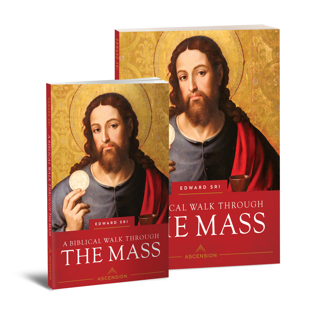 A biblical walk through the mass book or study set offer ascension