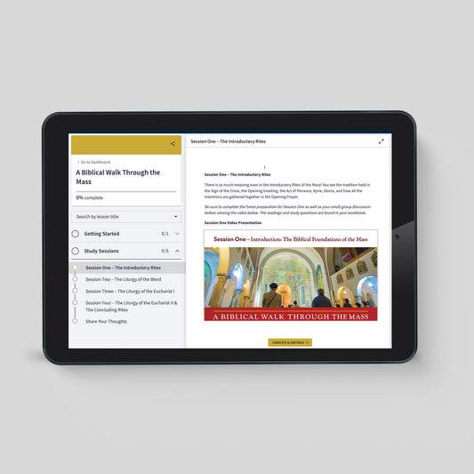 A Biblical Walk Through the Mass Online Access
