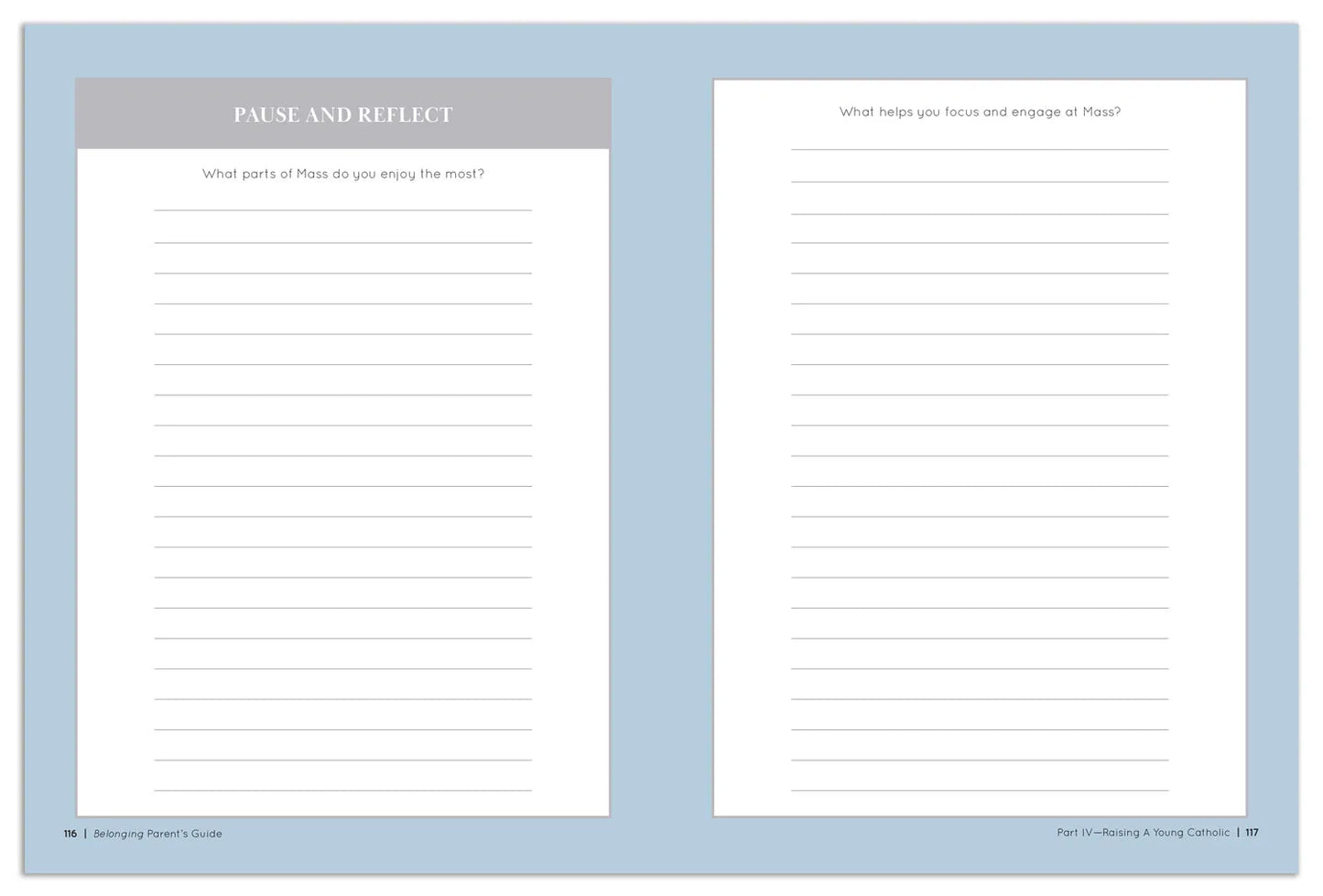 Belonging: Baptism in the Family of God, Parent's Guide