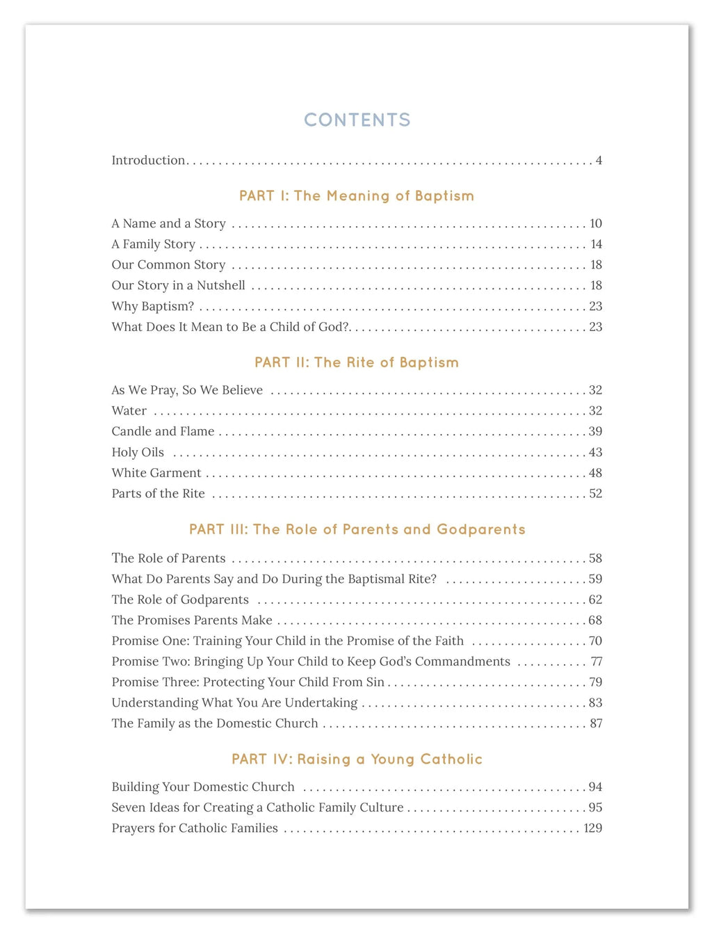 Belonging: Baptism in the Family of God, Parent's Guide
