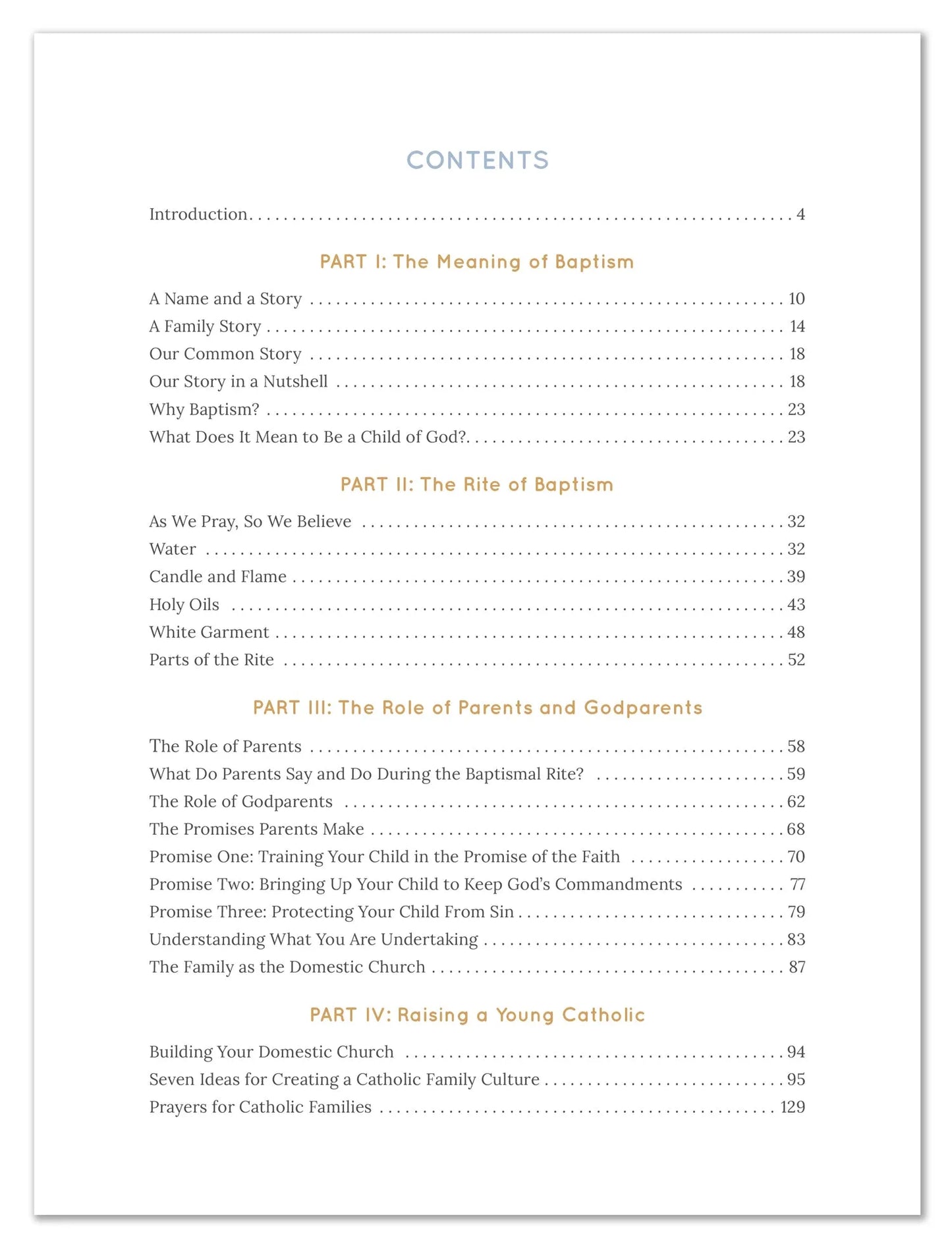 Belonging: Baptism in the Family of God, Parent's Guide