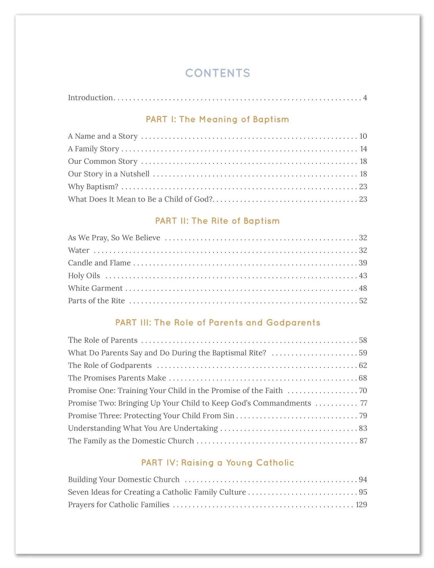 Belonging: Baptism in the Family of God, Parent's Guide