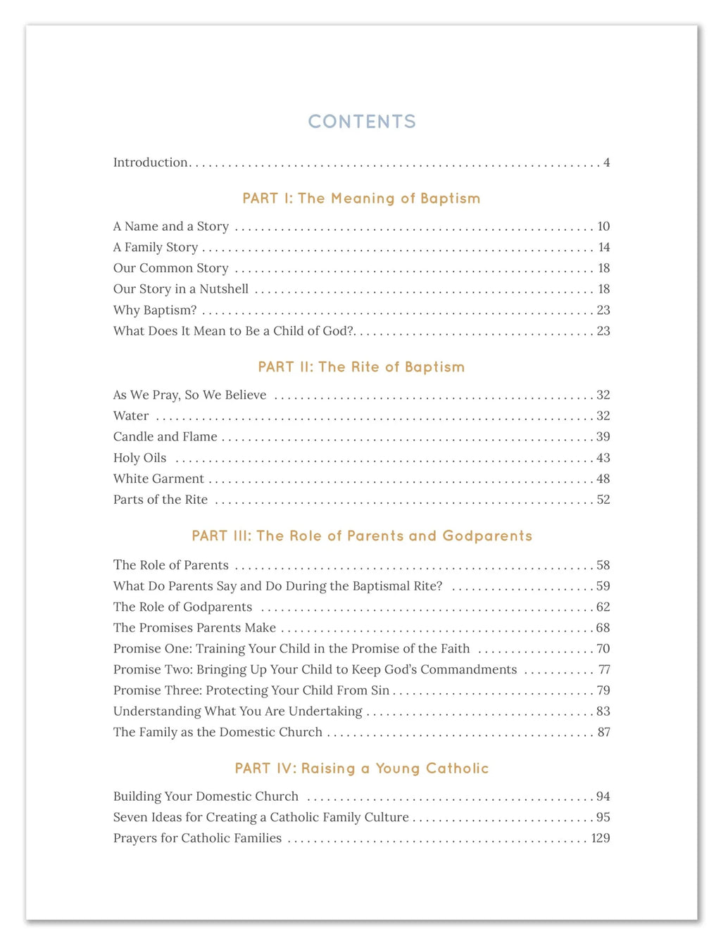 Belonging: Baptism in the Family of God, Parent's Set