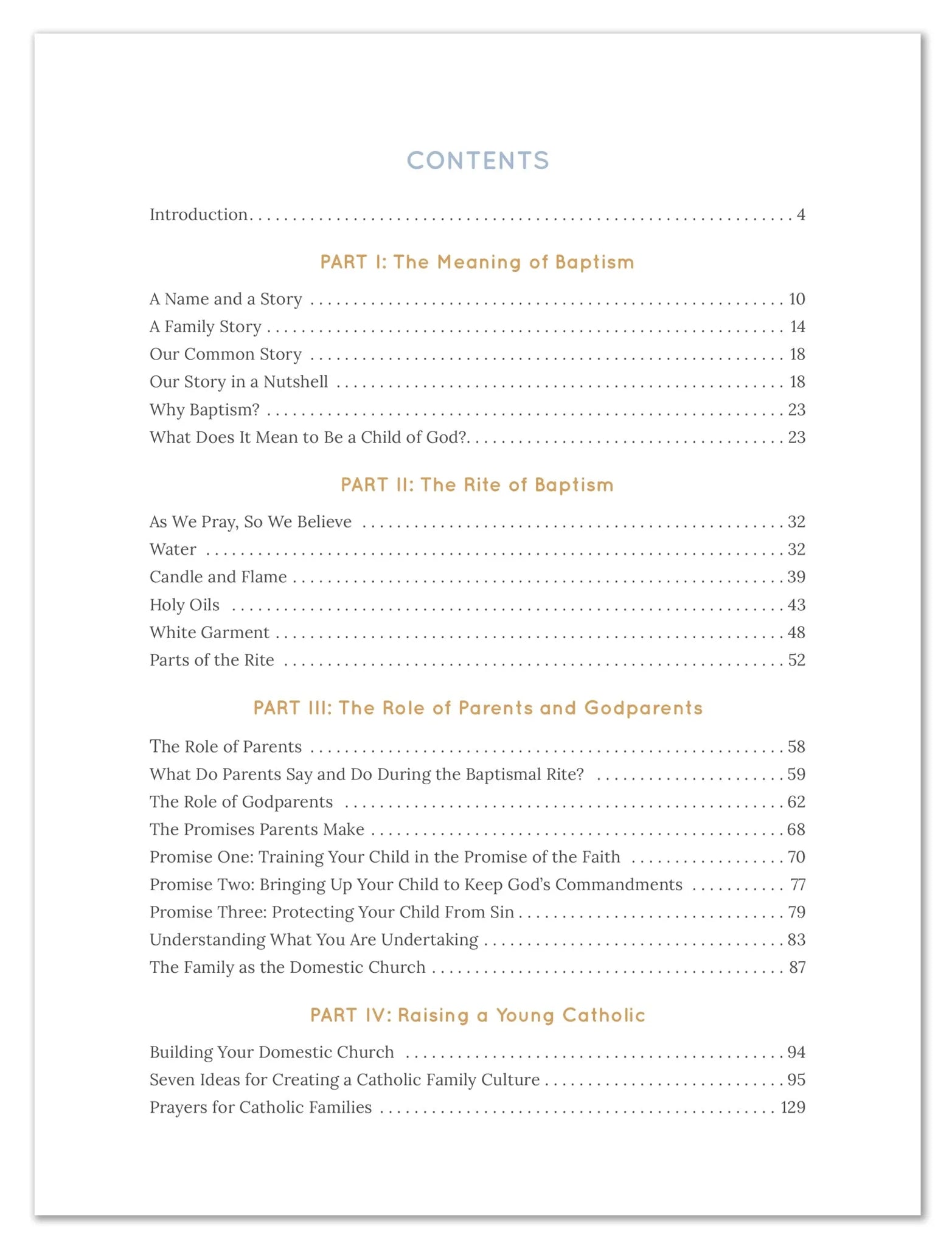 Belonging: Baptism in the Family of God, Parent's Set