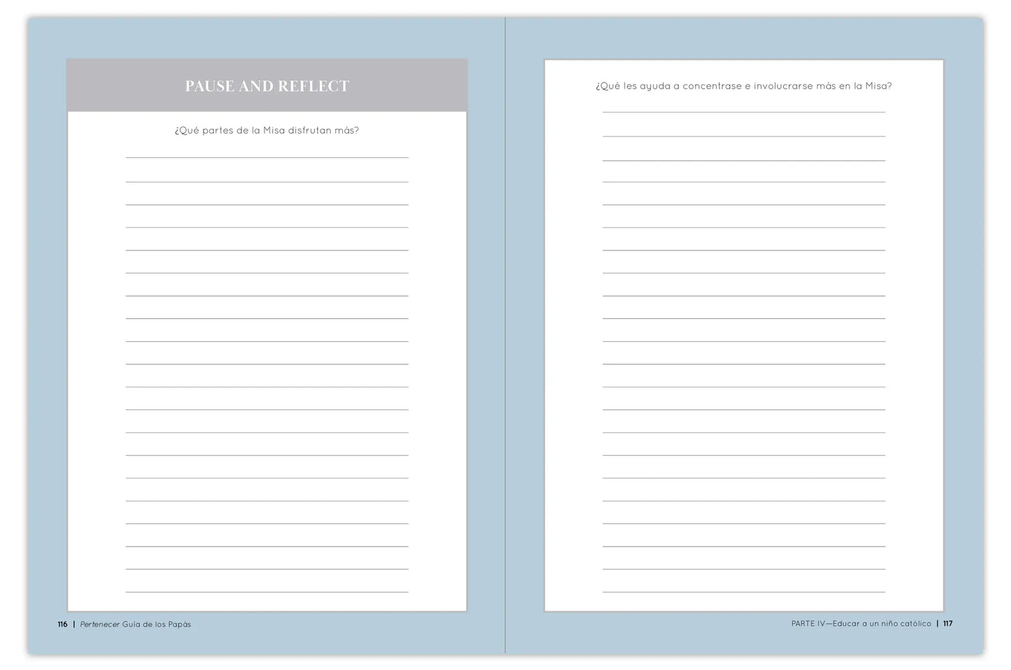 Belonging: Baptism in the Family of God, Parent's Guide