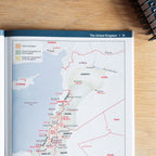 Mapas bíblicos de antes y ahora de lujo