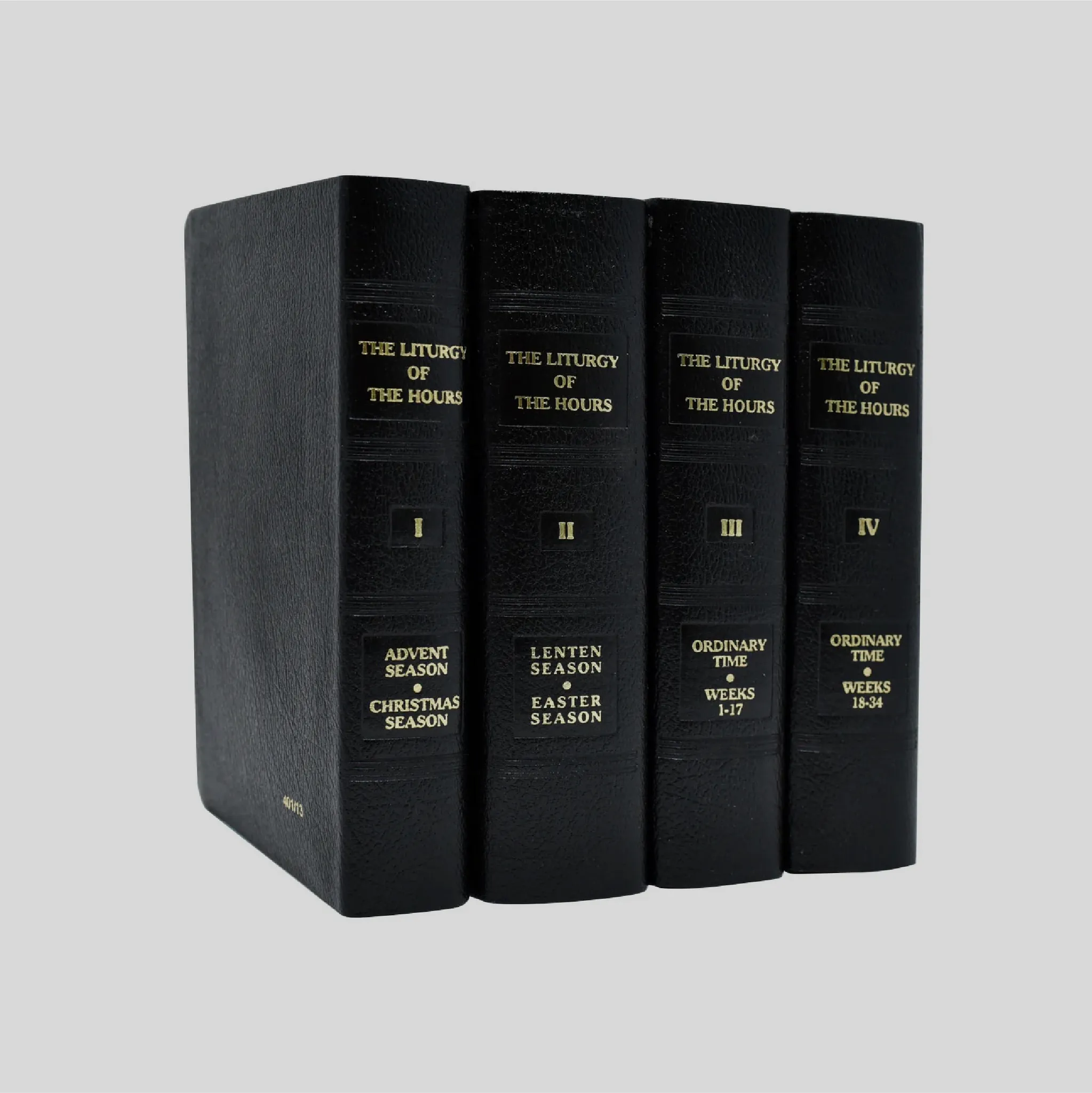Box Set of 4 - Standard / English / Bonded Leather