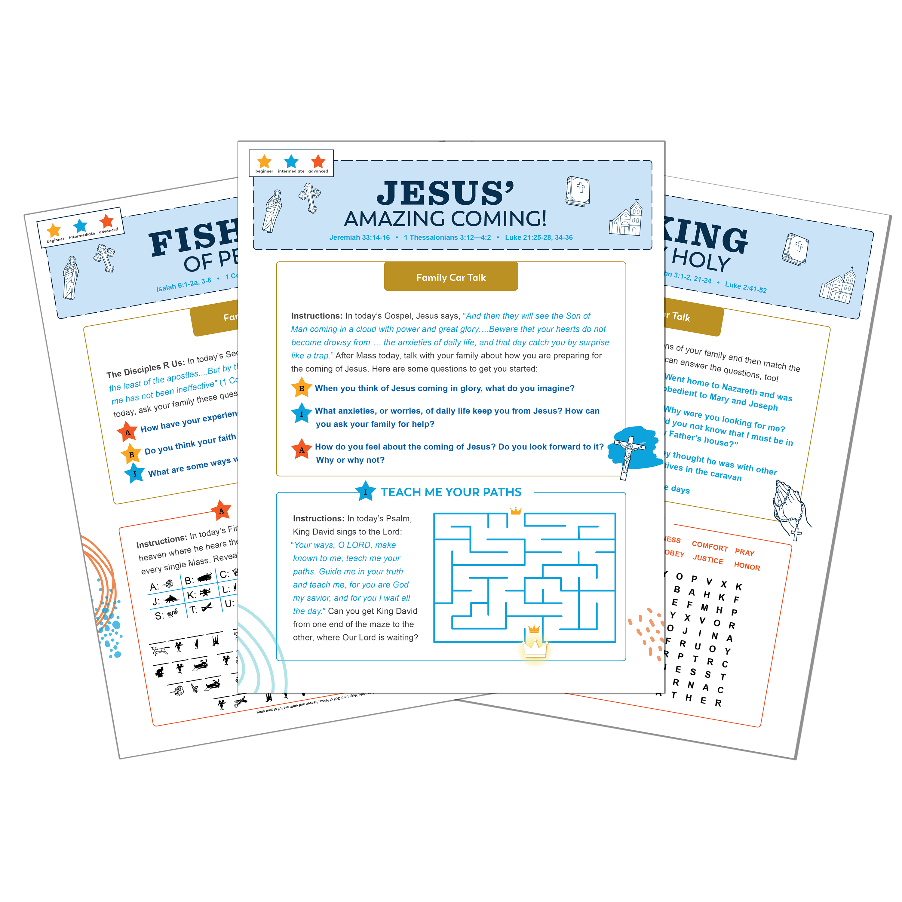 Domingos con Ascension: Recursos para el boletín parroquial