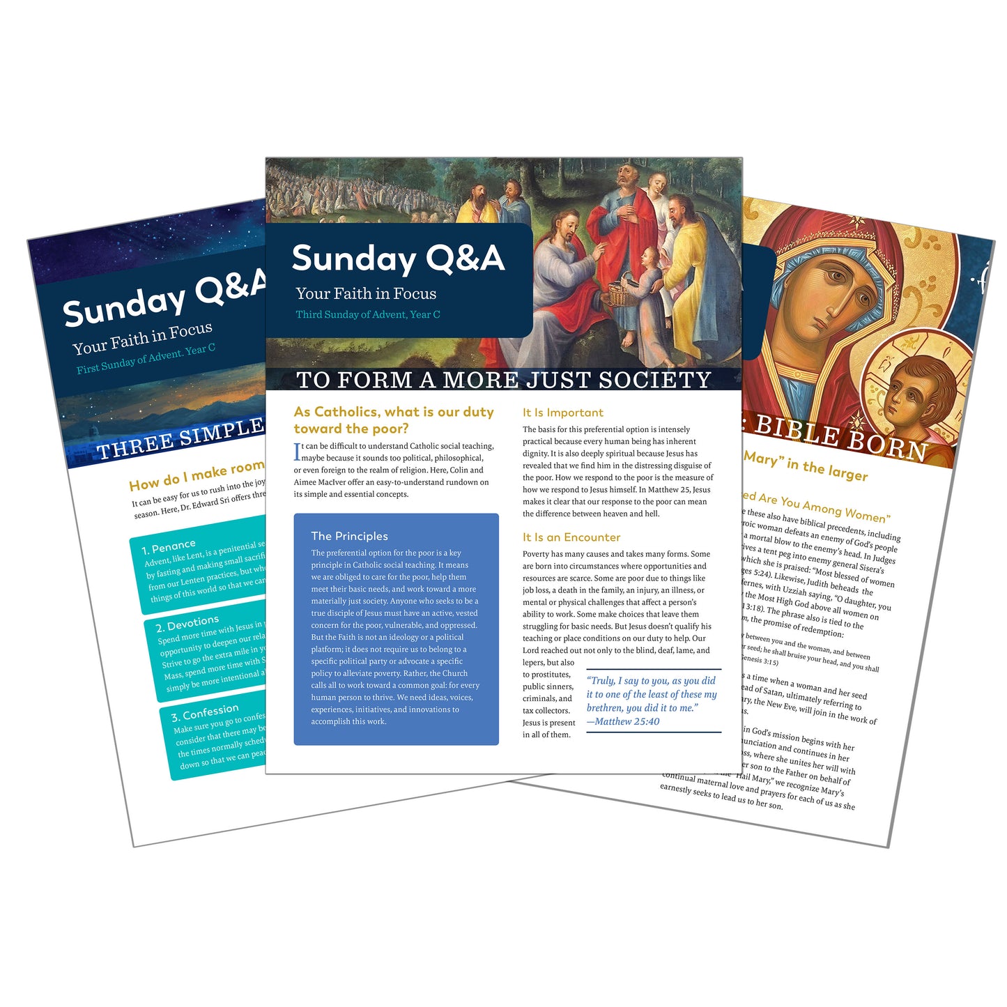 Sundays with Ascension: Parish Bulletin Resources