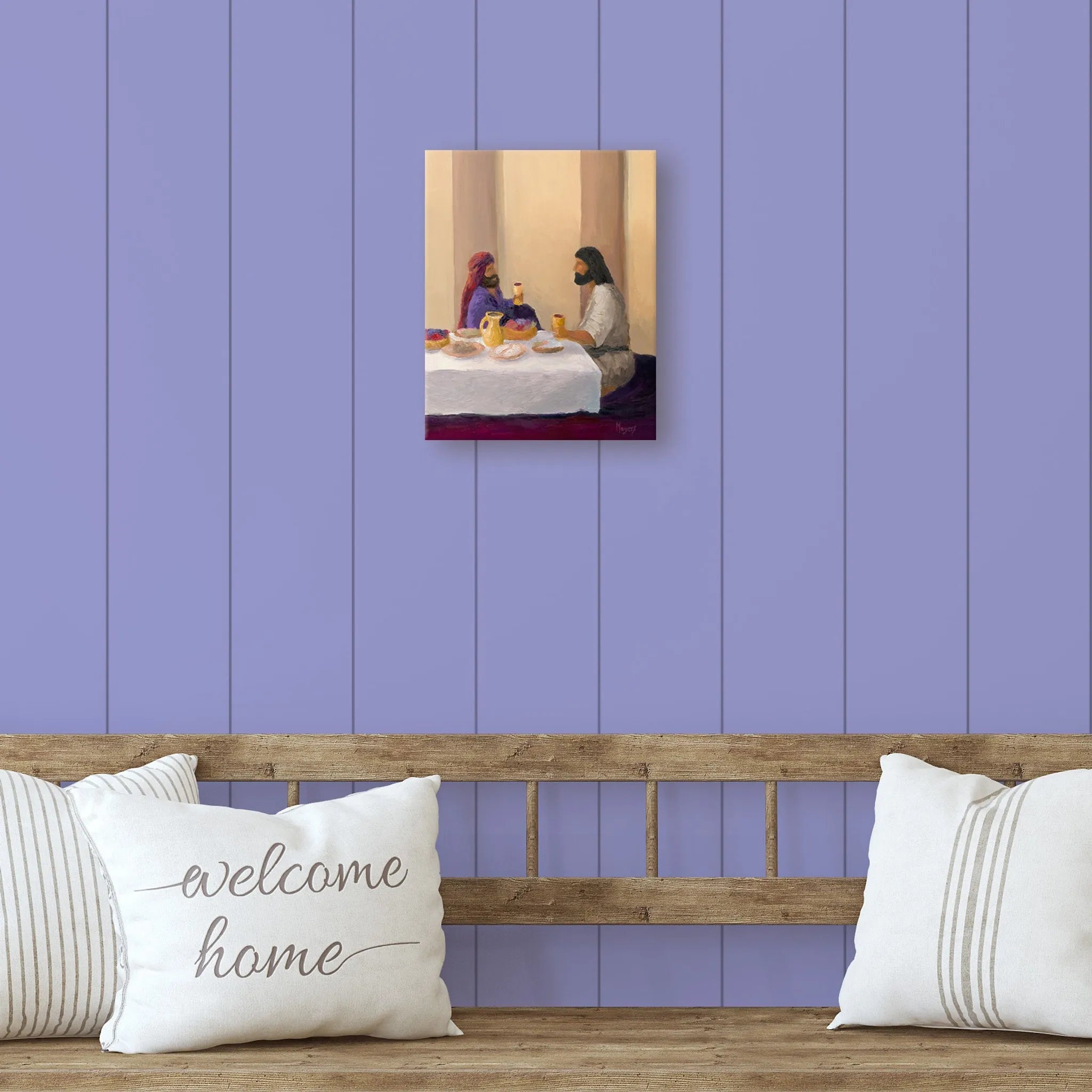 The Ascension Lenten Companion Fine Art Canvas Prints: Dining with Zacchaeus