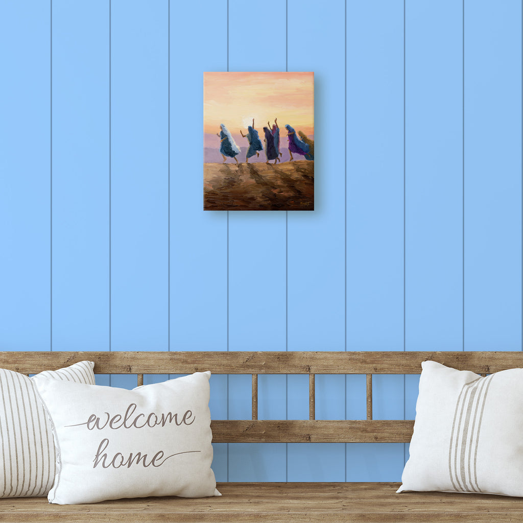 Las obras de arte en lienzo del compañero de Cuaresma de Ascension: Alegría de Pascua