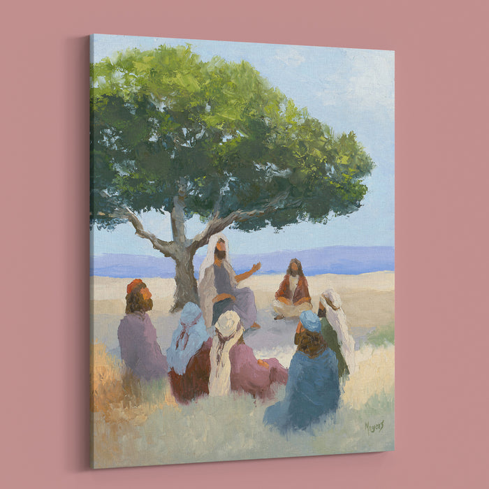 The Ascension Lenten Companion Fine Art Canvas Prints: He Was Teaching Them