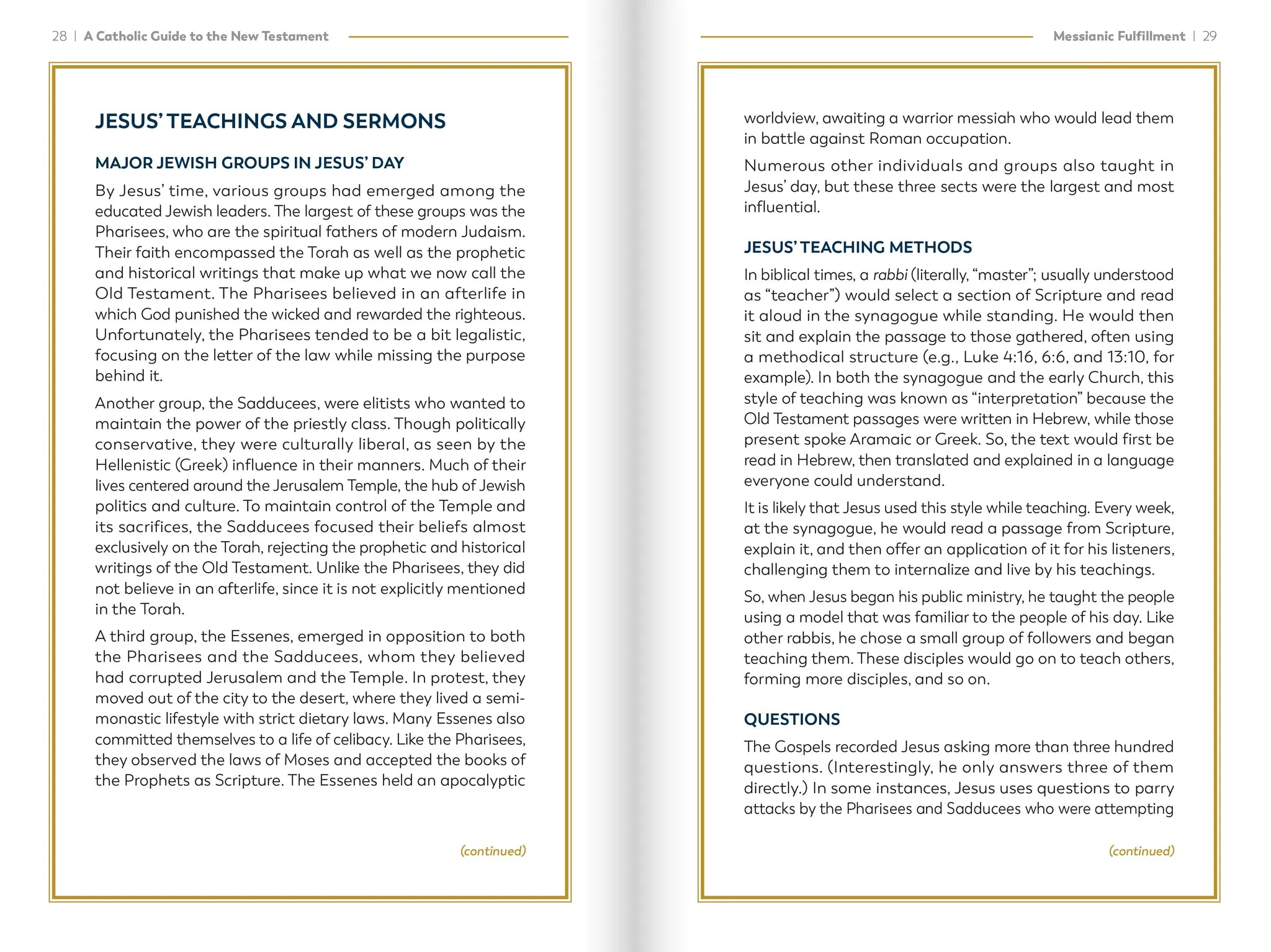 A Catholic Guide to the New Testament