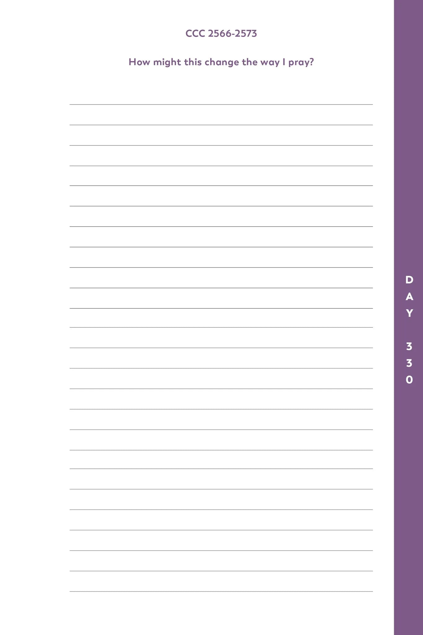 The Catechism in a Year Notebook