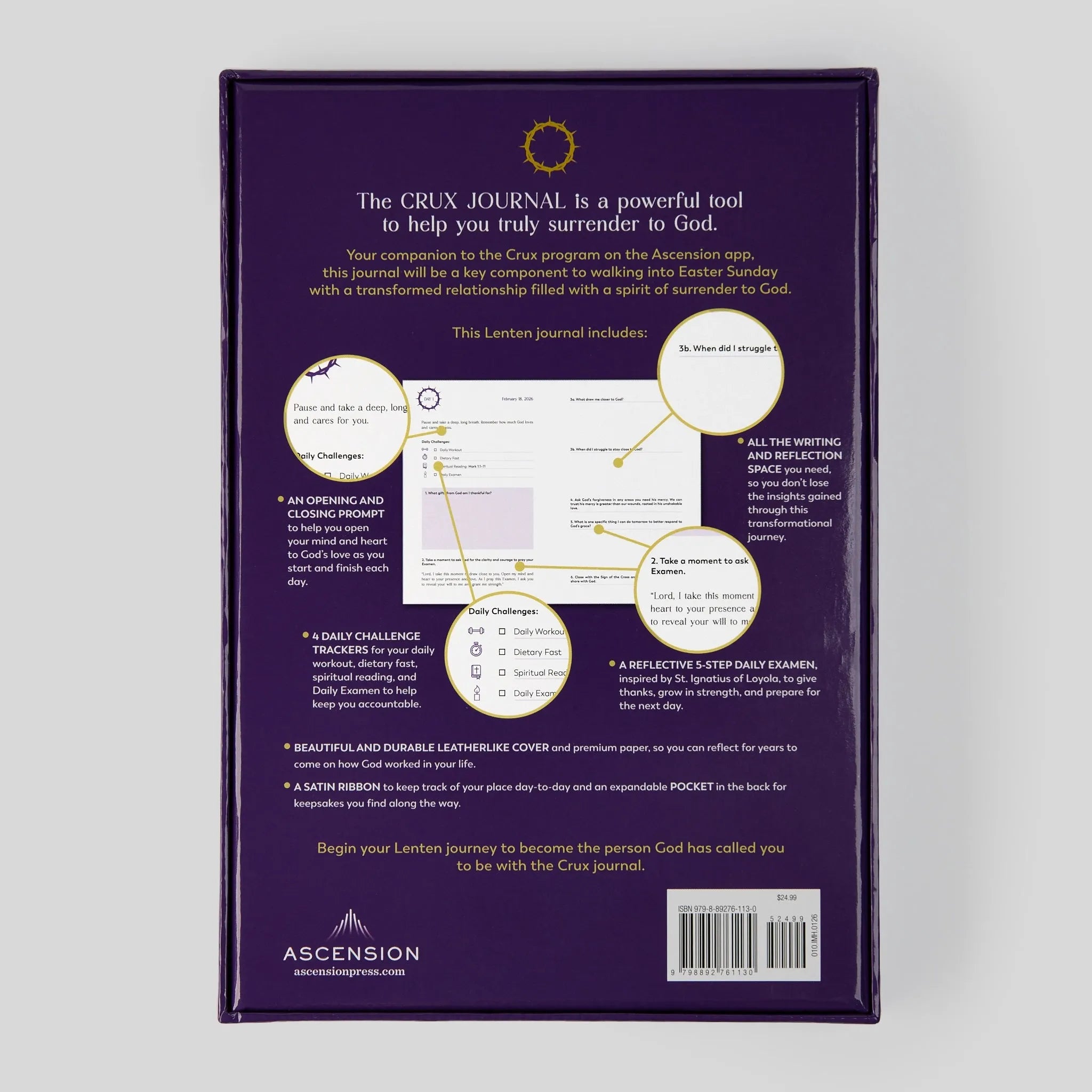 Crux: A Lenten Journey of Surrender Journal