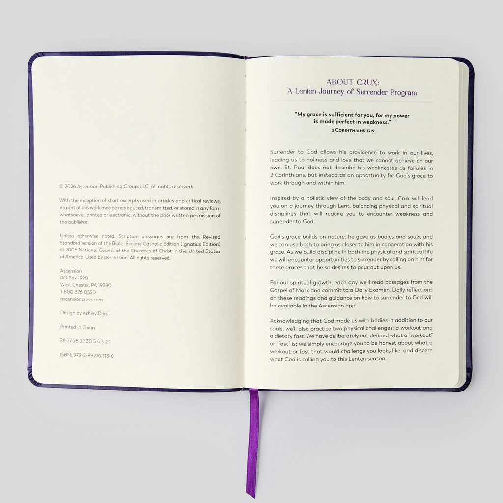 Crux: A Lenten Journey of Surrender Journal