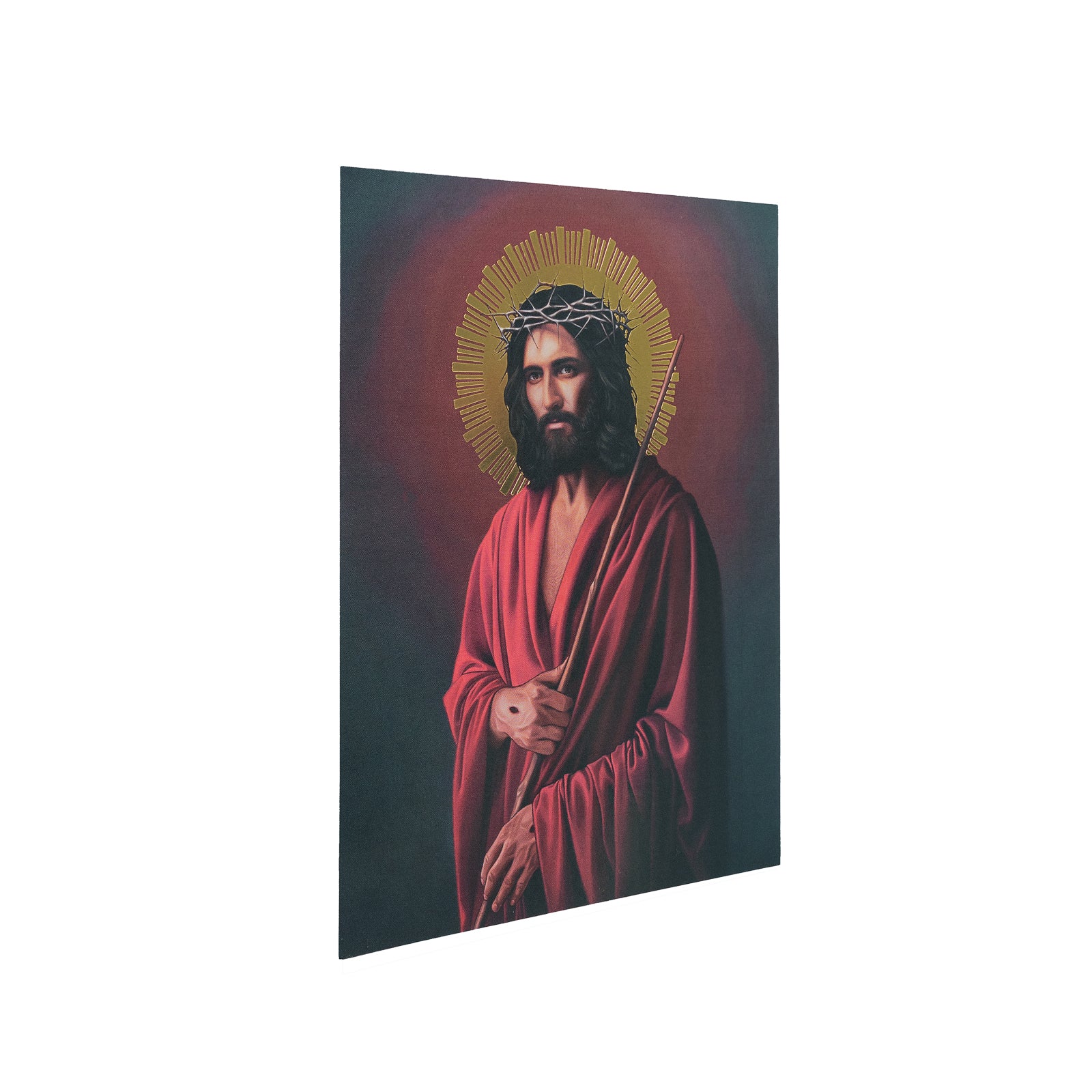Tarjetas de oración de arte sacro de Cristo Rey