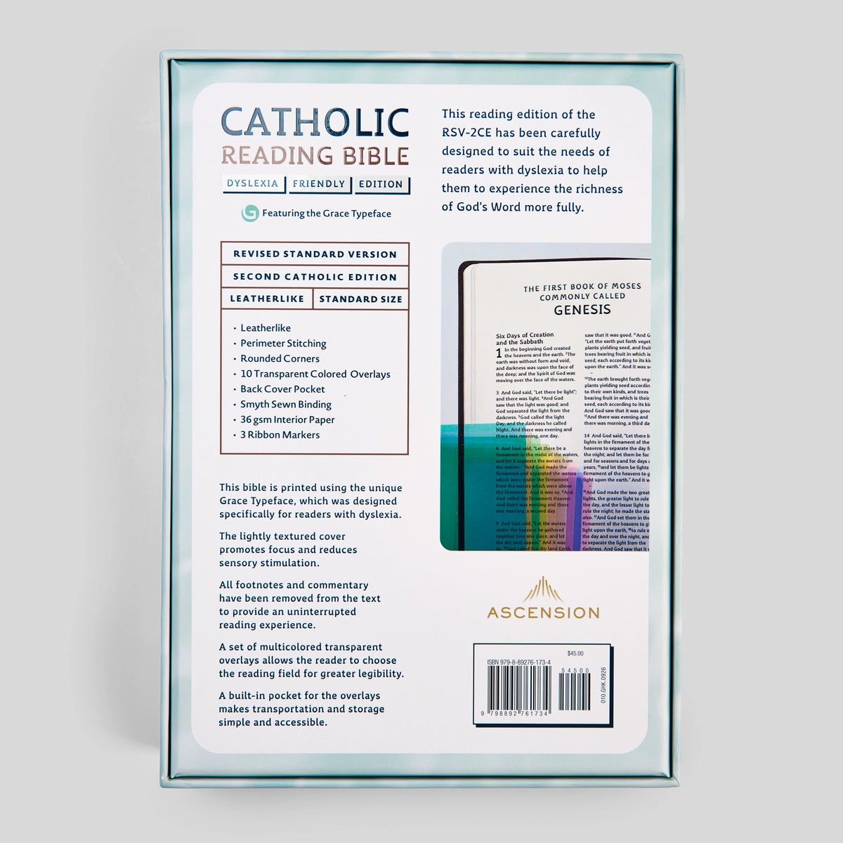 La Biblia RSV-2CE, Edición para Disléxicos