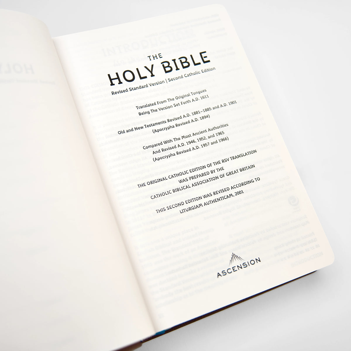 La Biblia RSV-2CE, Edición para Disléxicos