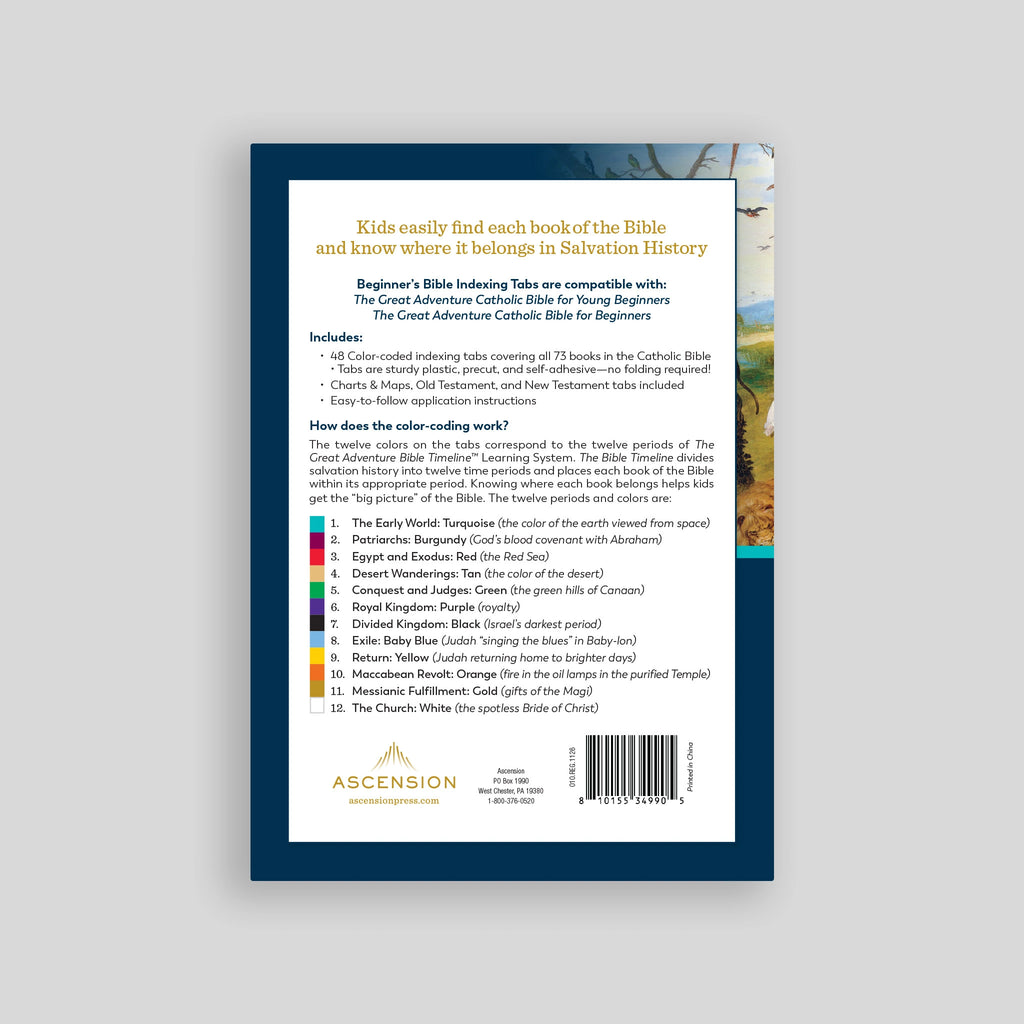 The Great Adventure Catholic Bible Indexing Tabs (Beginners Editions)