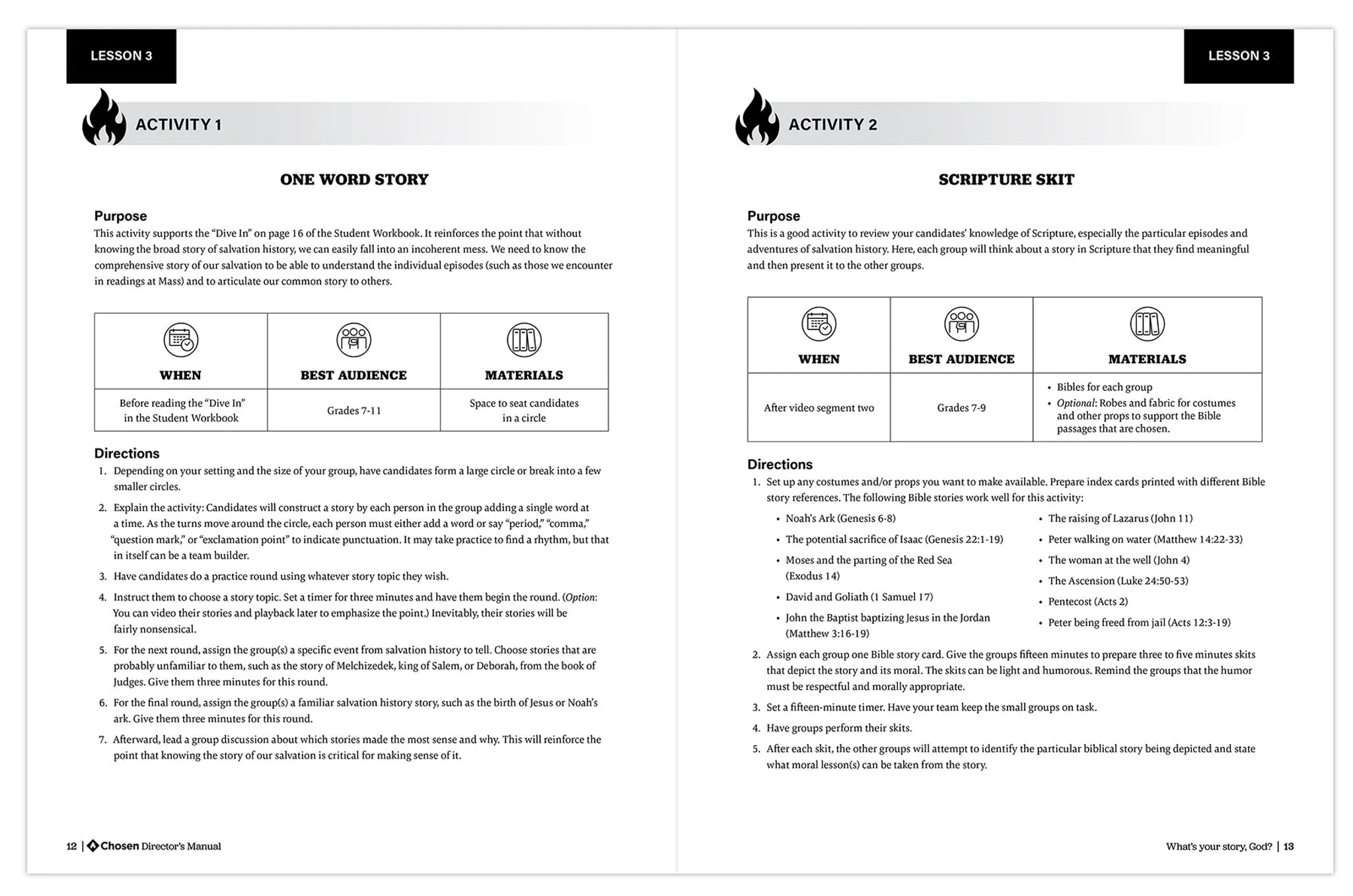Chosen: Your Journey to Confirmation, Director's Manual (Includes Online Leader's Access)