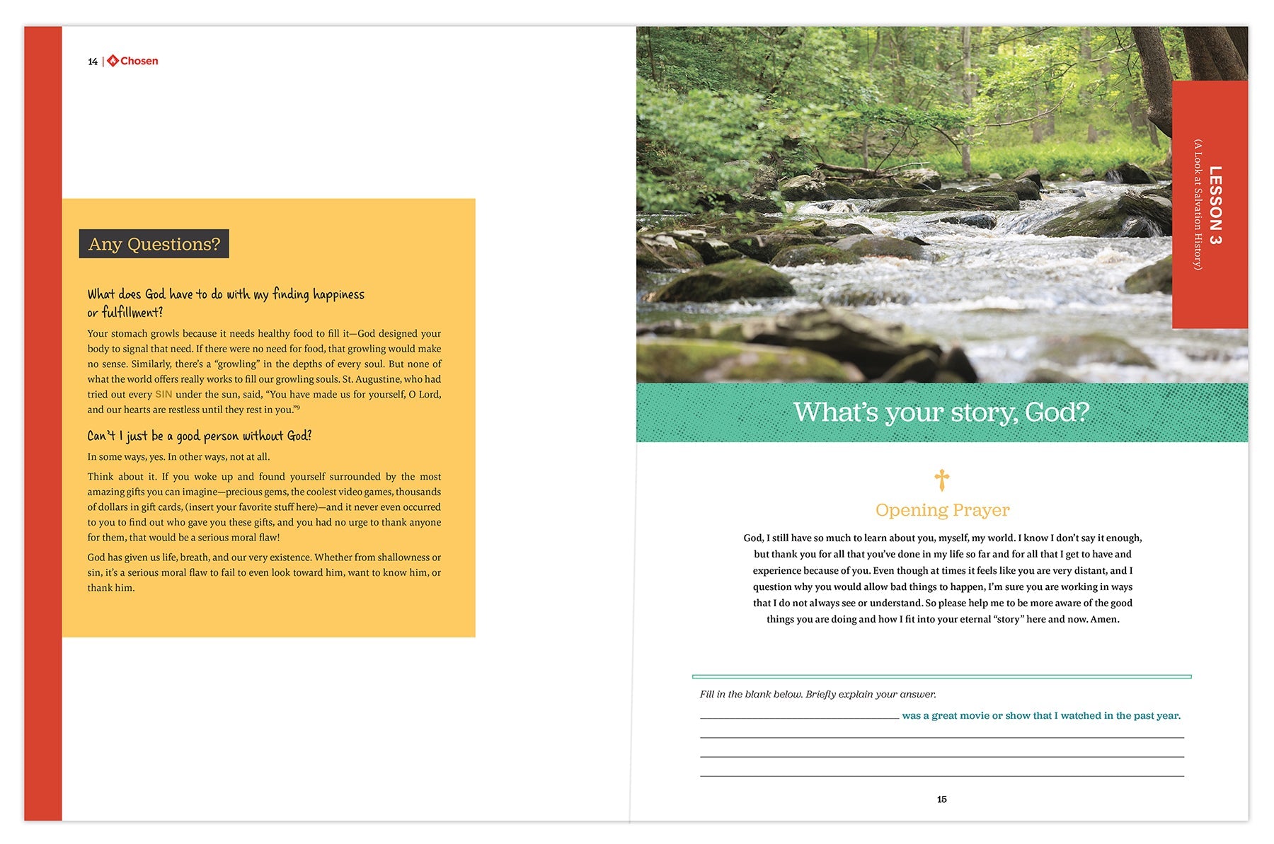 Chosen: Confirmation: Student workbook (2022)