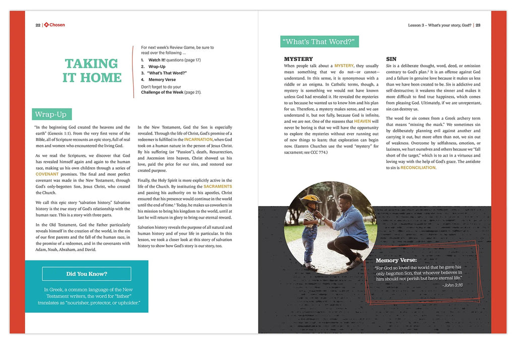 Chosen: Your Journey to Confirmation, Starter Pack (Includes Online Leader's Access)