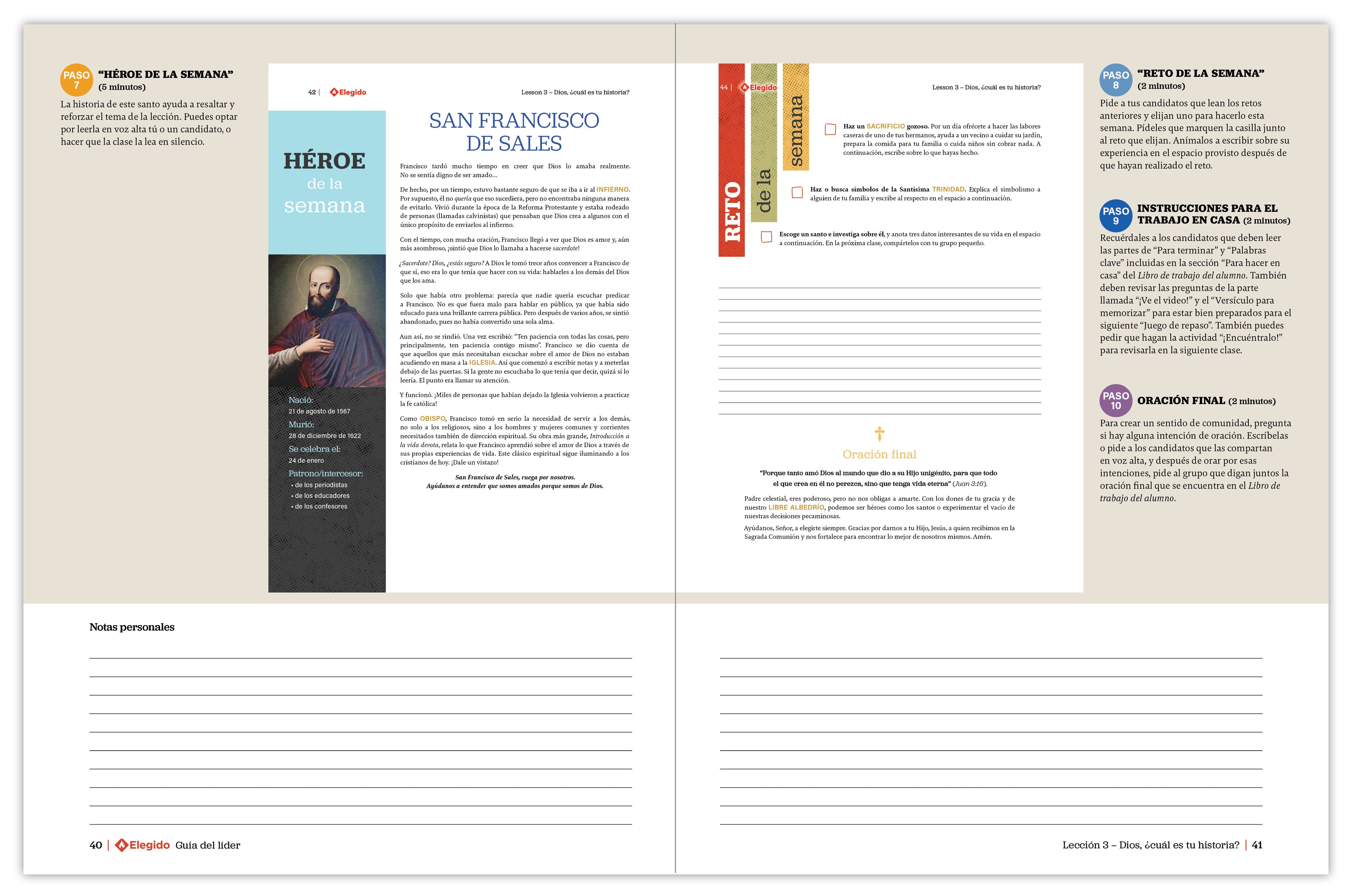 Chosen: Your Journey to Confirmation, Leader's Guide (Spanish)