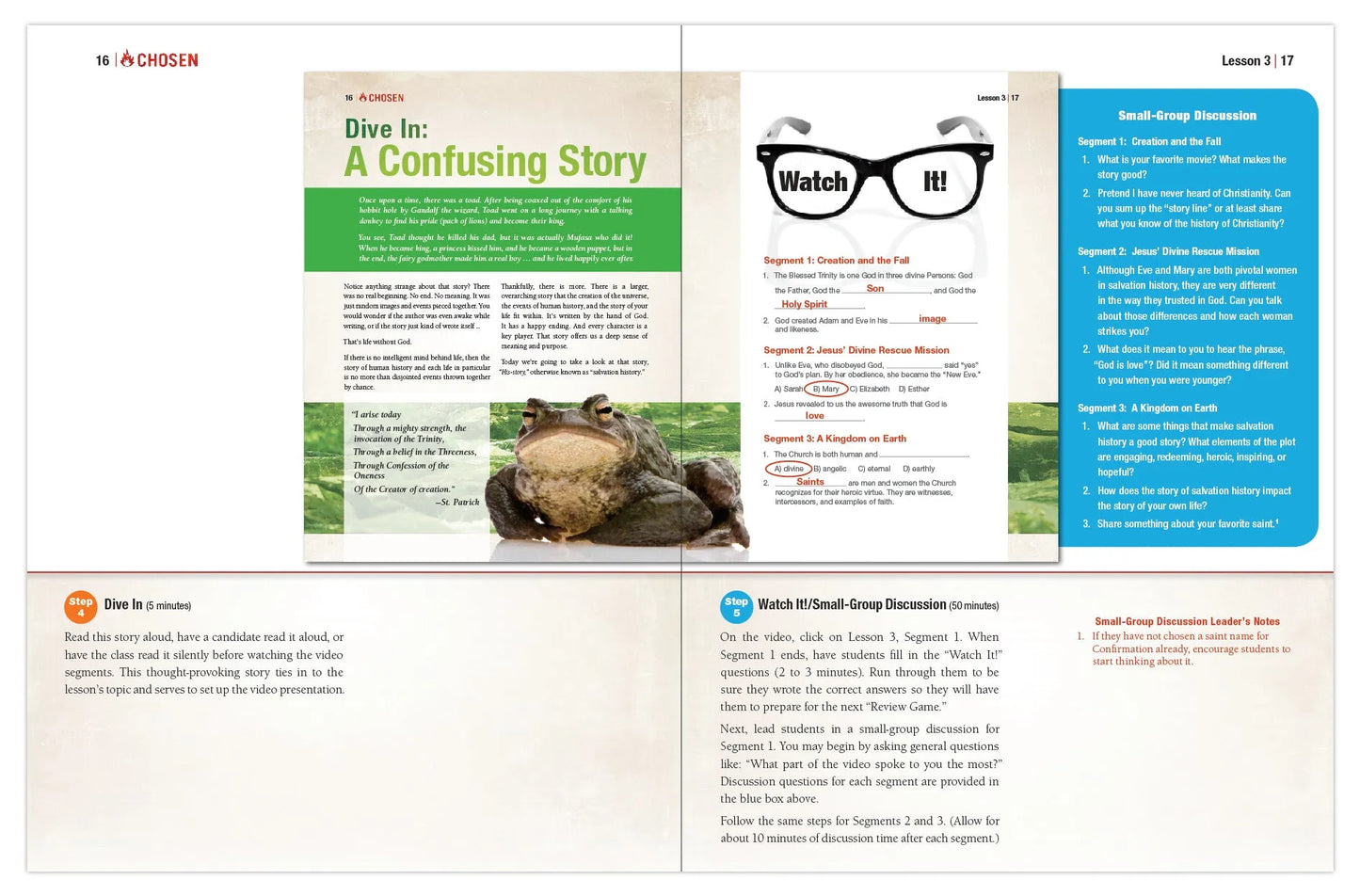 Chosen: This is Your Catholic Faith Leader's Guide (Includes Online Course Access)