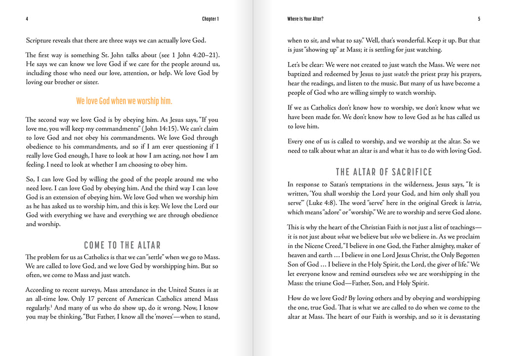 Come to the Altar: Worshiping God with your Whole Heart