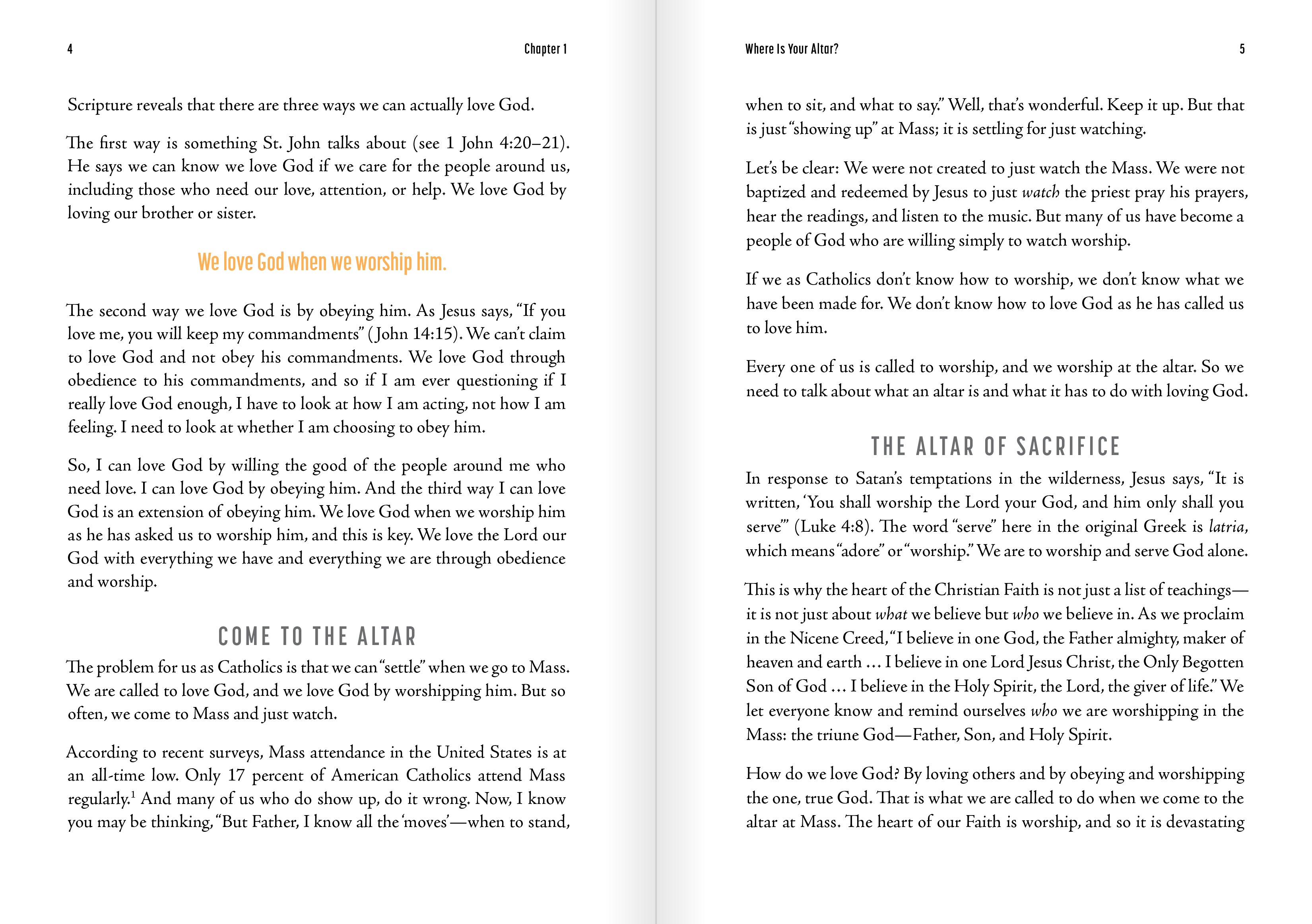 Come to the Altar: Worshiping God with your Whole Heart