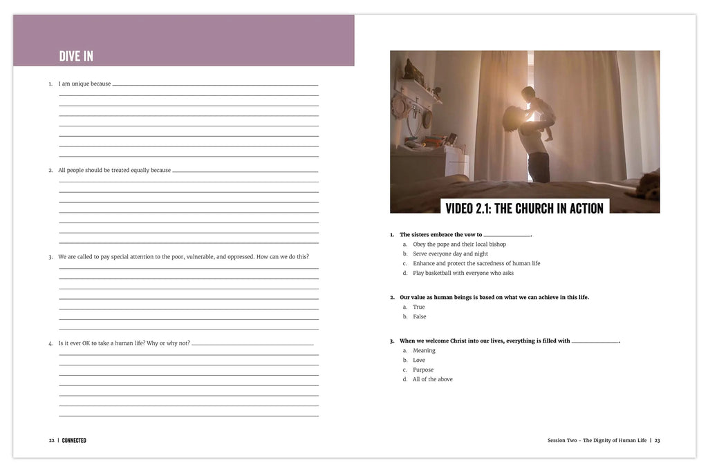 Connected: Catholic Social Teaching for This Generation, Student Workbook with Online Access
