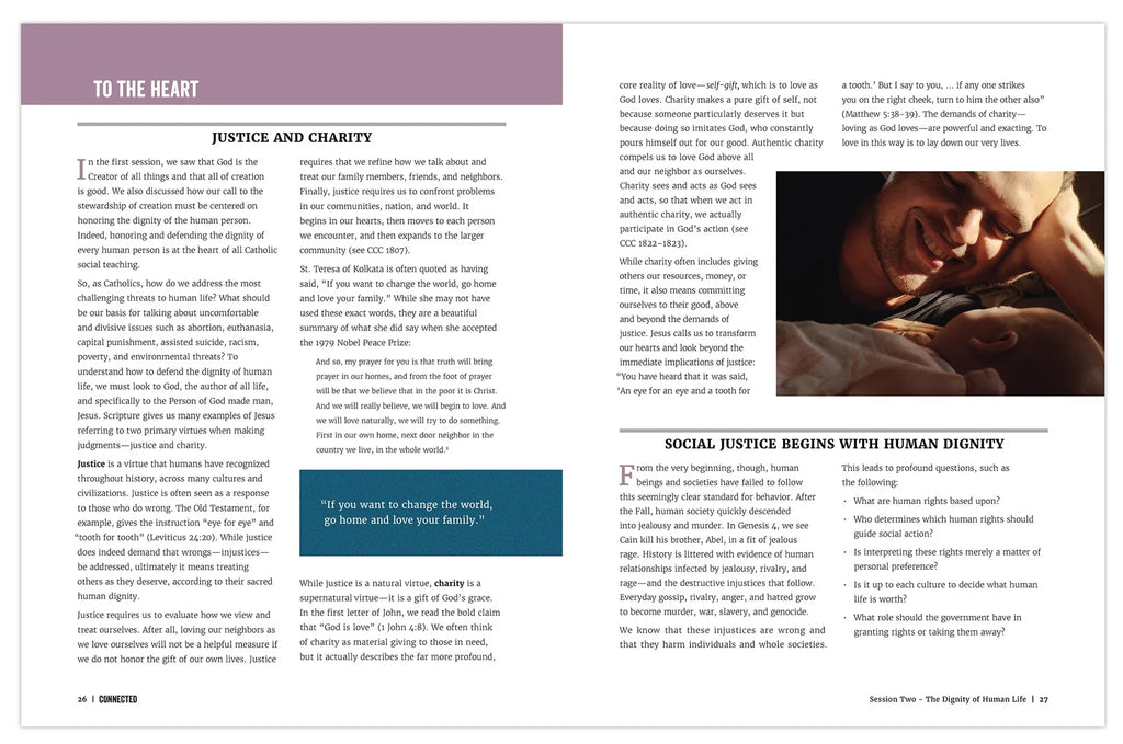 Connected: Catholic Social Teaching for This Generation, Student Workbook